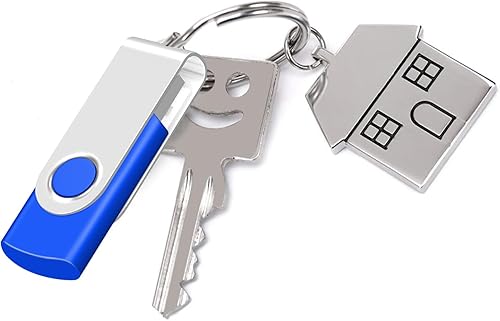 Vista 8 de Paquete de 20 unidades flash a granel de 4 GB EASTBULL USB 2.0 de metal de 4 GB, unidades USB giratorias (paquete de 20 unidades)