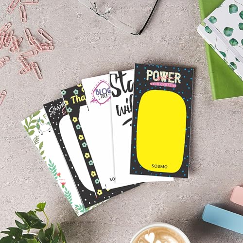 Image of Amazon Brand - Solimo To Do List Planner - 6.5 inch x 3.5 inch, 50 Sheets Easy Tear Off Notepads, for Grocery, Shopping, Reminders, Checklist, Set of 6