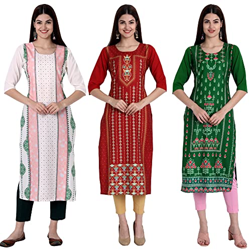 Image of Women's Crepe Straight Kurta