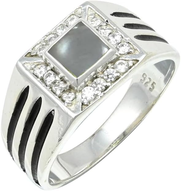 Gemstone Band Ring Men & Women All Size 925 Sterling Silver Gift Item Handmade Jewelry JSR-1165AA