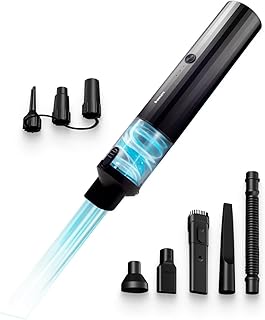 Owleys Aspiradora portátil para coche (negro duro)