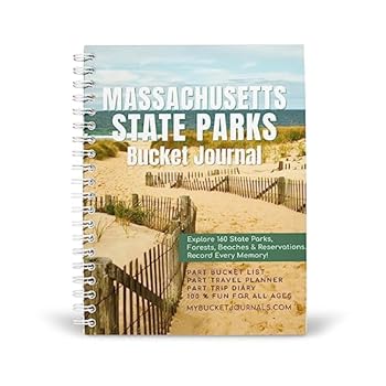 Spiral-bound Bucket Journal Massachusetts State Parks Book