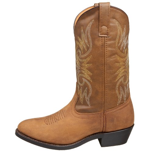 Laredo Men's 12” Trucker boot,Tan Distressed,11.5 D US - Thumbnail 5