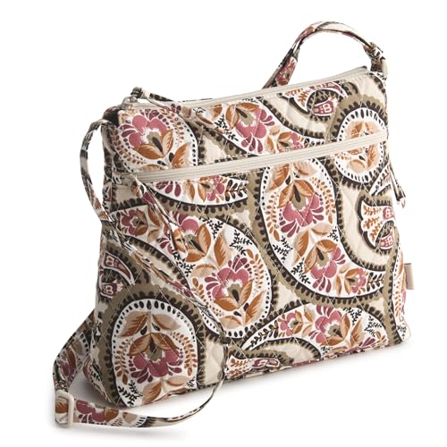 Image of Vera Bradley Women's Premium Cotton Original Zip Hipster Crossbody Bag