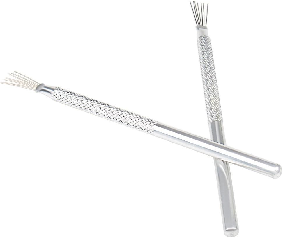COMIART 2pcs Feather Wire Texture Tool for Clay Sculpting Texturing Modeling Tools