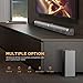 immagine 1Bomaker SoundBar Con Subwoofer 2.1 Canali Bluetooth 5.0, 100W/110db, Suono Surround Altoparlante Sistema Home Cinema, Ingresso ottico/Aux/TF/USB, Kit di Montaggio a Parete, 5 Modalità Audio