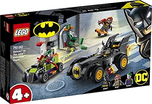 LEGO 76180 DC Batman: Batman vs. The Joker: Persecución en el Batmobile, Coches de Juguete para Niños de 4 Años o Más, Mini Figuras Joker y Batgirl | Ya disponible en tu tienda friki favorita! En mundofriki.es!