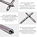 WIGING 1 Piece Conveyor Roller, Stainless Steel Gravity Transmission Replacement Part Galvanized End for Conveyor Systems Industrial Applications(2.5x64cm)