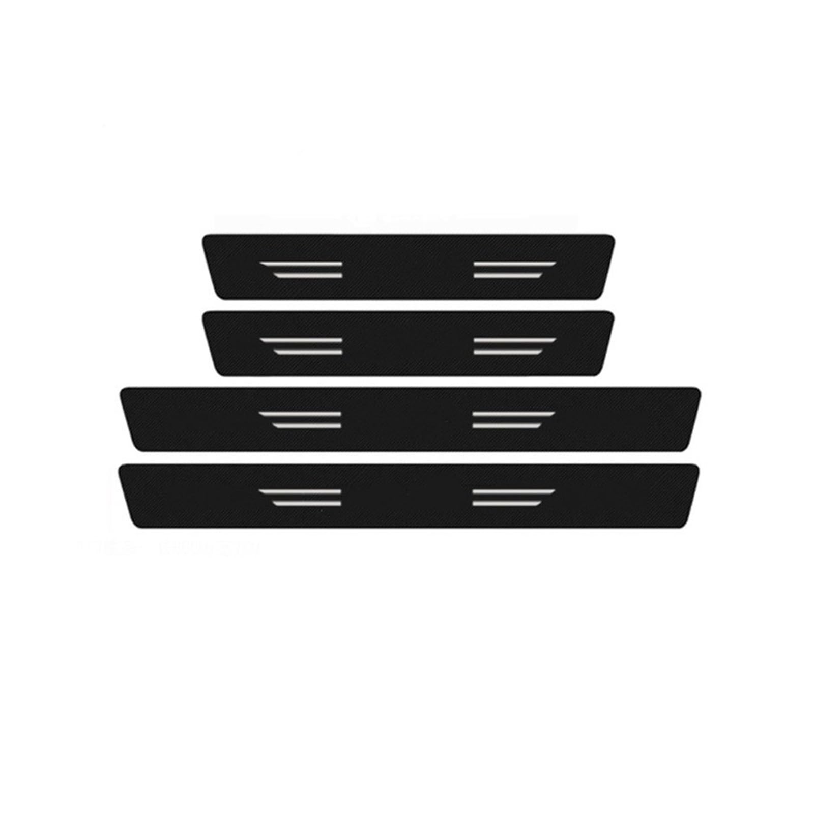 Luminous Car Door Threshold Sill Protector for Mazda CX60 CX-60 2017 2018 2019 2020 2021 Rear Trunk Bumper Guard Sticker IENQBVL(4pcs Door sill)