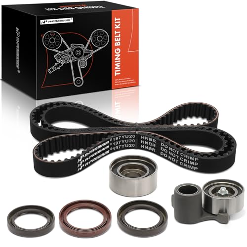A-Premium Engine Timing Belt Kit Compatible with Honda Pilot 2016-2022, Odyssey 2018-2022, Ridgeline 2017-2023, Passport 2019-2023 & Acura MDX 2014-2020, TLX 2015-2020, RLX 2014-2020 - 3.5L