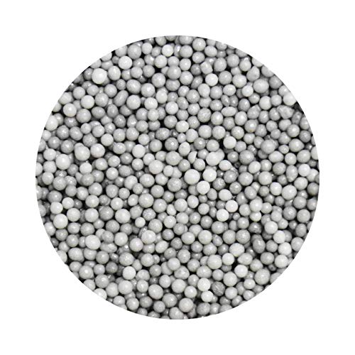 Image of Aromatic Cake Decorating Silver Balls nonpareils /Cake Garnishing /Cake Decor /Cake sprinkle-200gms