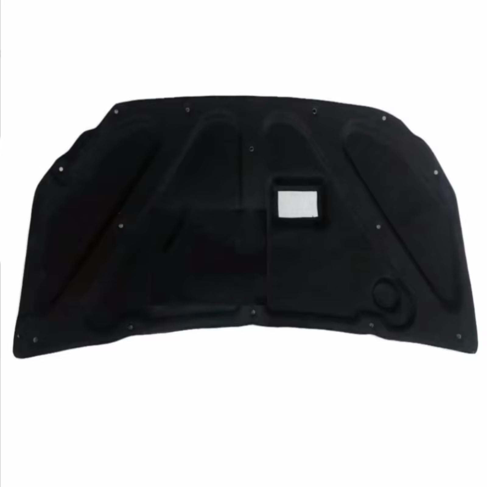 Iorqwew Black Car Soundproof Pad Car Engine Hood Pad Sound Heat Insulation Cotton Fireproof Interior Accessories Compatible With Hyundai For Accent 2006-2010(Black)