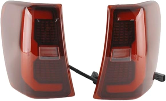 Compatible For Jeep Grand Cherokee 1999-2004 LED Pair Car Taillight Light Assemblies Rear Running Lamp Brake Reverse Turn SignalRed 1 Pair