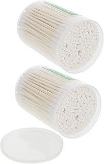 FOMIYES 2 Caixas De Cotonetes Cotonetes De Cuidados Cotonetes Cotonetes Biodegradáveis Joias Cotonetes De Cuidados Com A Boca Cotonetes De Papel Cotonetes De Papel Virgem