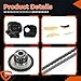 EA888 1.8L 2.0L Engine Timing Chain Kit with Cover Tensioner Guide Rail Fit For Audi A3 A4 A5 S3 S4 S5 Q3 Q5 TT, Fit For Volkswagen Jetta Golf Passat Tiguan, Replaces# 06K109158AD 06H109210AG