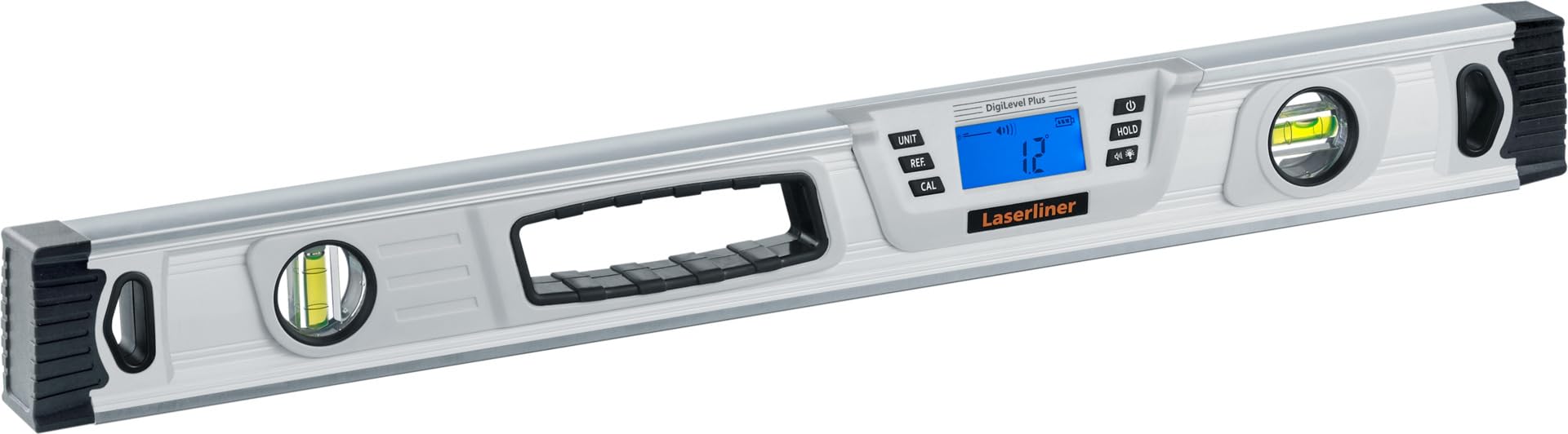 Laserliner DigiLevel Plus 60 Digital Spirit Level, 360° Angle Measurement, Flip Calibration, Magnetic Stand and Easy-to-Read Flip Screen