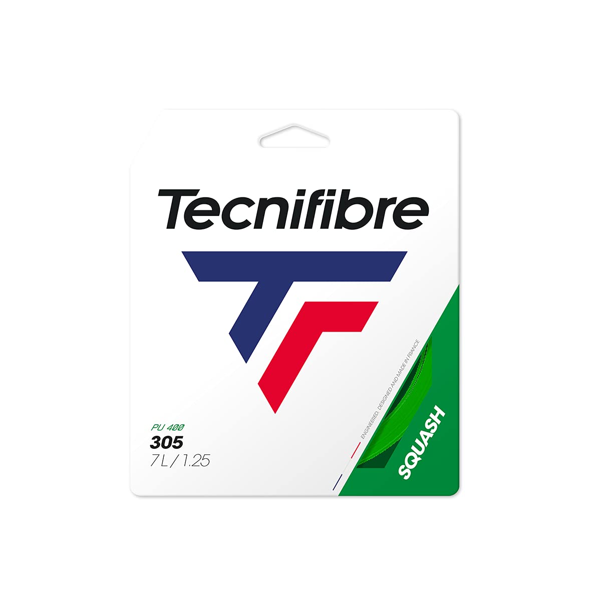 Tecnibre Squash String 305 1.25mm Green - 10m Set