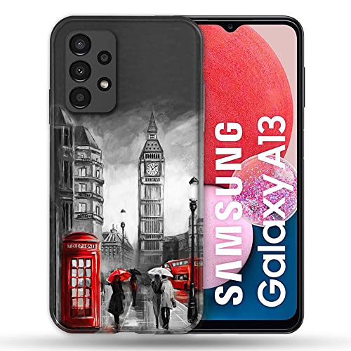 Coque Samsung Galaxy A04S Voyage Angleterre évite les rayures style Londres Vintage