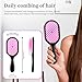 Detangling Brush,2 Pack Detangler Brush, Gentle & Effective Detangling on Wet or Dry Fragile Hair Types,Ultra-light, Detangling Brsuh ventilated and antistatic hairbrush (Pink+purple)