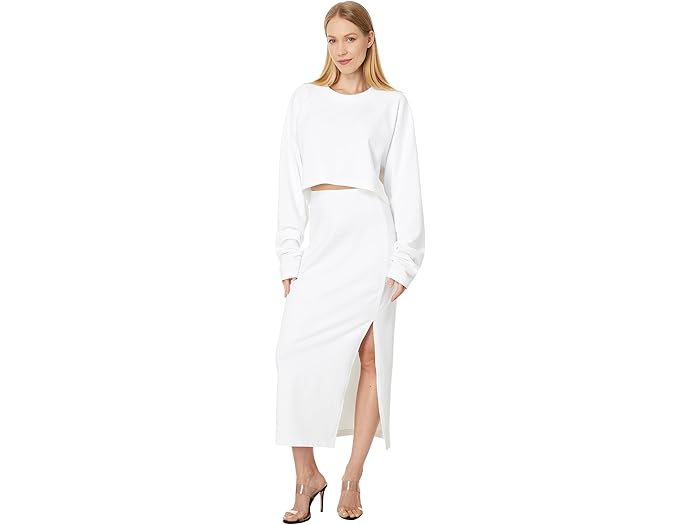 Oversized Raglan Sleeve Cropped Top - Image 1