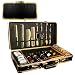 GYKLE Professional Barber Case, Portable Salon Stylist Carrying Case Hair Cutting Tools Organizer Box with Code Lock