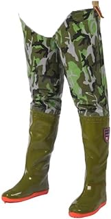 Hip Waders Men And Women's Knee Length Boots With Long Buttocks, Non Slip Oxford Soft Sole Fishing And Hunting Boots, Waterproof And Wear-resistant