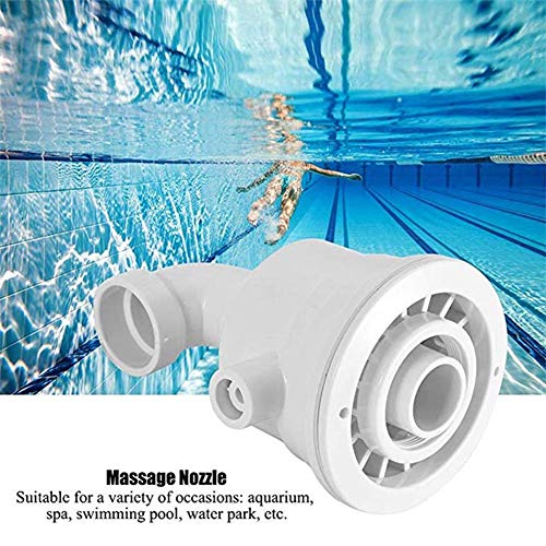 LUOXIN Swimming Pool Rapids Massage Nozzle Jet Spa River Massage Pool Spa Massage Nozzle Accessory for Aquarium Spa Swimming Pool Water Park