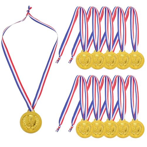 Medallas de oro pequeñas de fútbol y baloncesto para competencias escolares de metal