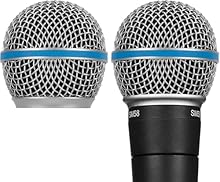STAINLESS STEEL CONSTRUCTION FOR DURABILITY: Crafted from hardened stainless steel, this microphone ball head mesh grill is designed to provide robust protection for your microphone's diaphragm. It ensures long-lasting durability and offers superior ...