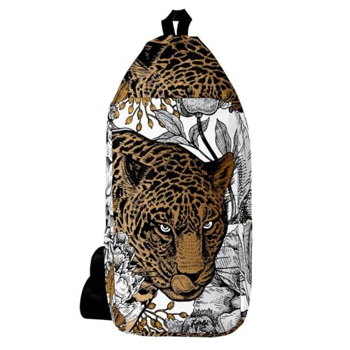 Sac à dos à bandoulière compact 16x36.5cm pour libérer vos mains