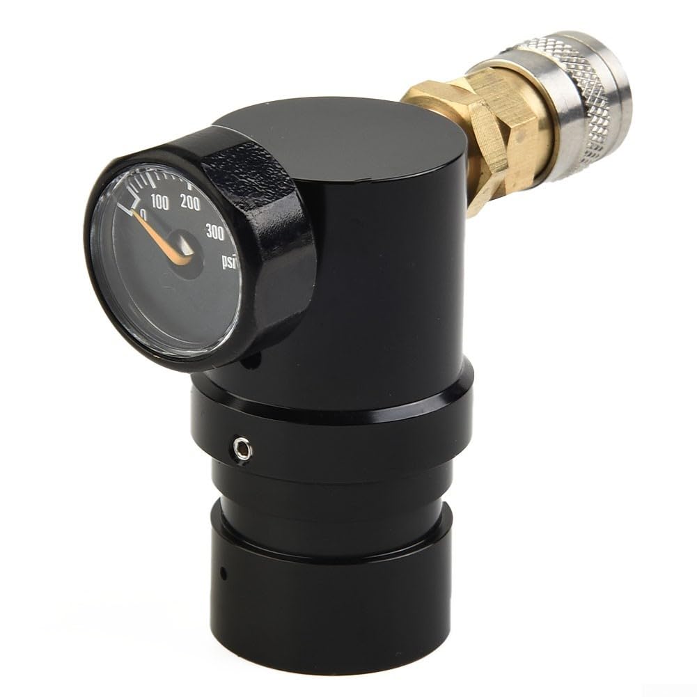 Regulador ForPaintball HPA MR GEN2 de larga duración, incluye acoplador Foster y manguera remota (solo regulador 1#)