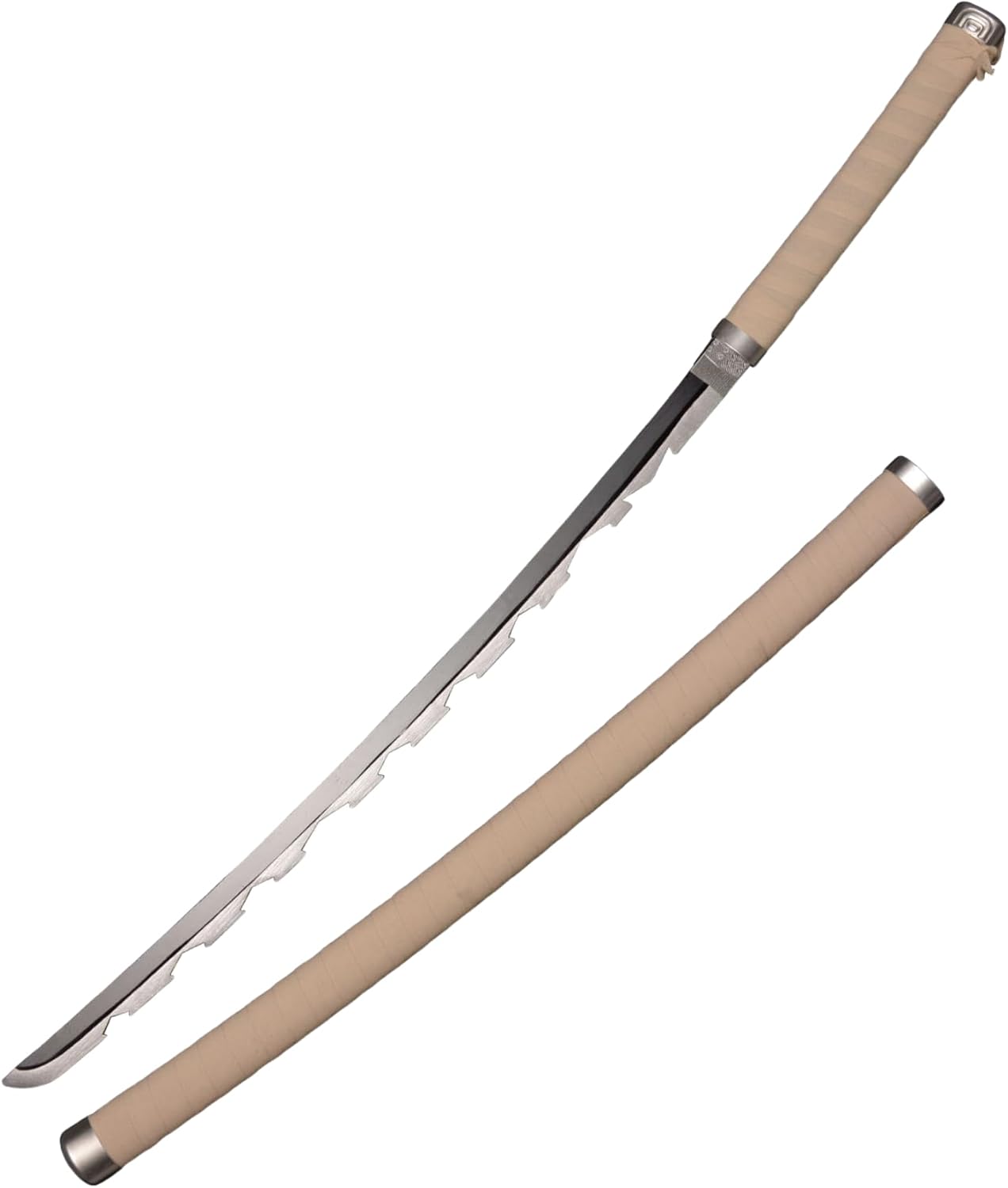 Sword Valley Demon Series Anime Sword - Slayers Katana|40.9" Length|Anime Original Texture Carbon Steel Blade Carving Symbol|Non-Slip Grip|for Cosplay & Display - Image 4