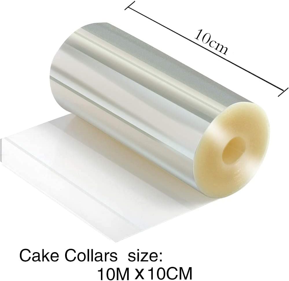 Cake Decorating,Cake Collars 10cm x 10m, Acetate Rolls, Clear Cake Strips, Transparent Cake Rolls - Image 3
