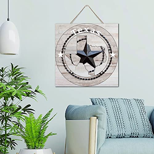 Tableau bois Texas Lone Star 30,5 cm décoration murale haut de gamme