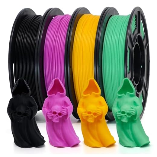 EONO3D Matte TPU Filament 1.75mm, 4×250g Multi-Color Set – Shore 95A Flexible TPU, Low-Gloss Matte Finish, Minimal Layer Lines, Rigid Matte Spool, for Phone Cases, Wearables & Functional Parts