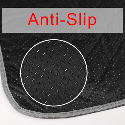 Image of JERIA 2 Pack 72 inchx 72 inch Waterproof Non Slip Wee pad，Reusable Washable Pee Pads for Dogs，Absorbent and Leakproof Training Mats for Potty, Bed, Sofa, Potty Training
