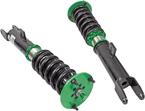 Miniatura 9 de Rev9 R9-HS2-115_2 Hyper-Street II Kit de bajada de suspensión de coilover, amortiguador mono-tubo con ajuste de rebote de 32 clics, longitud