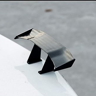 idain Universal Car Mini Spoiler Wing Small Model Carbon Fiber Auto Car Tail Decoration Spoiler Wing