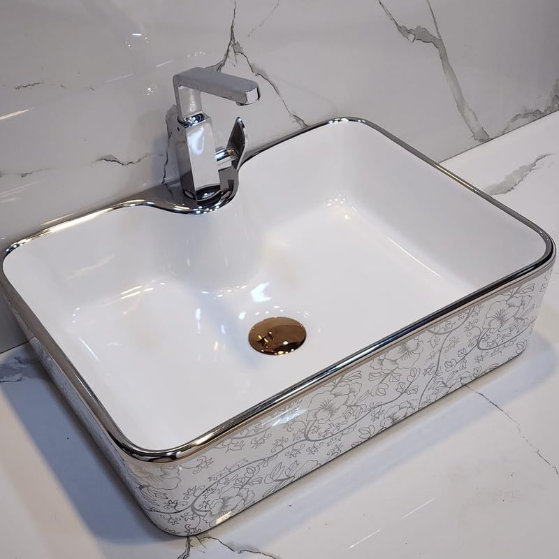 Clay Plus 3601-Premium Grade Ceramics Designer Table Top Wash Basin (B0CHFNML1S) Amazon Price History, Amazon Price Tracker