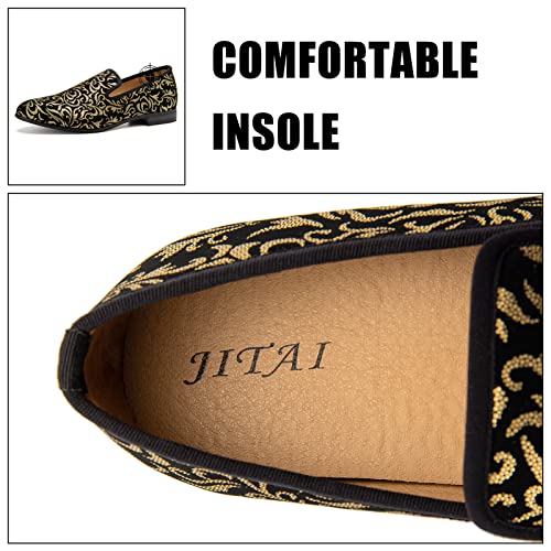 Image of JITAI Men's Fashion Loafers Wedding Shoes Loafers for Men Party Shoes | Dress Shoes