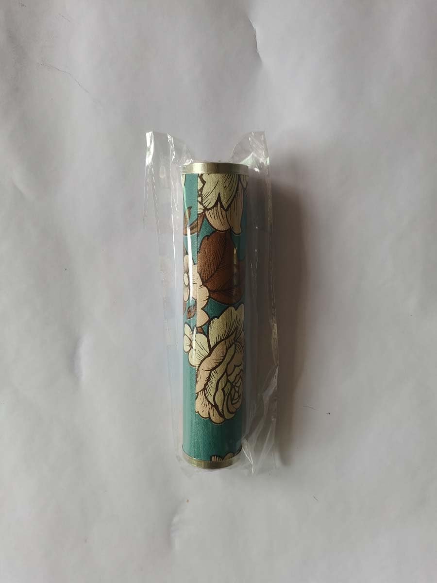 Kaléidoscope ZEALMAX Main Fleur Bleu - Jouet Nostalgique Enfant/Adulte - Prisme Verre