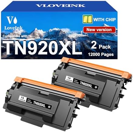 TN920XL TN920 Toner Cartridge Compatible for Brother TN920XL TN92...