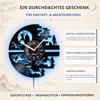 Viiluuxr LED Wanduhr aus Vinyl, 30 cm Lautlose Schallplatten Uhr – Ansicht 4