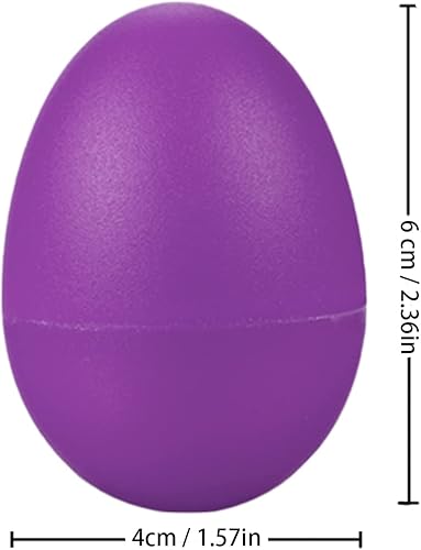 Miniatura 3 de Batidores de huevos Instrumentos musicales para bebés, 20 piezas de instrumentos musicales de percusión maracas (10 colores) Huevos de Pascua de