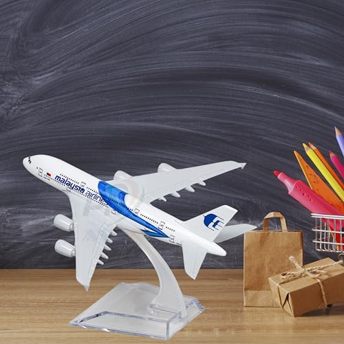 Image of Malaysia Airlines, diecast, Metal Aeroplane Scale Model Office only for Display, Size -16 cm-A80 (Malaysia)