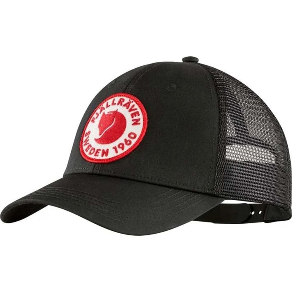 Fjällräven Fjallraven Unisex 1960 Logo L?Ngtradarkeps Hat, S-M Uk Black