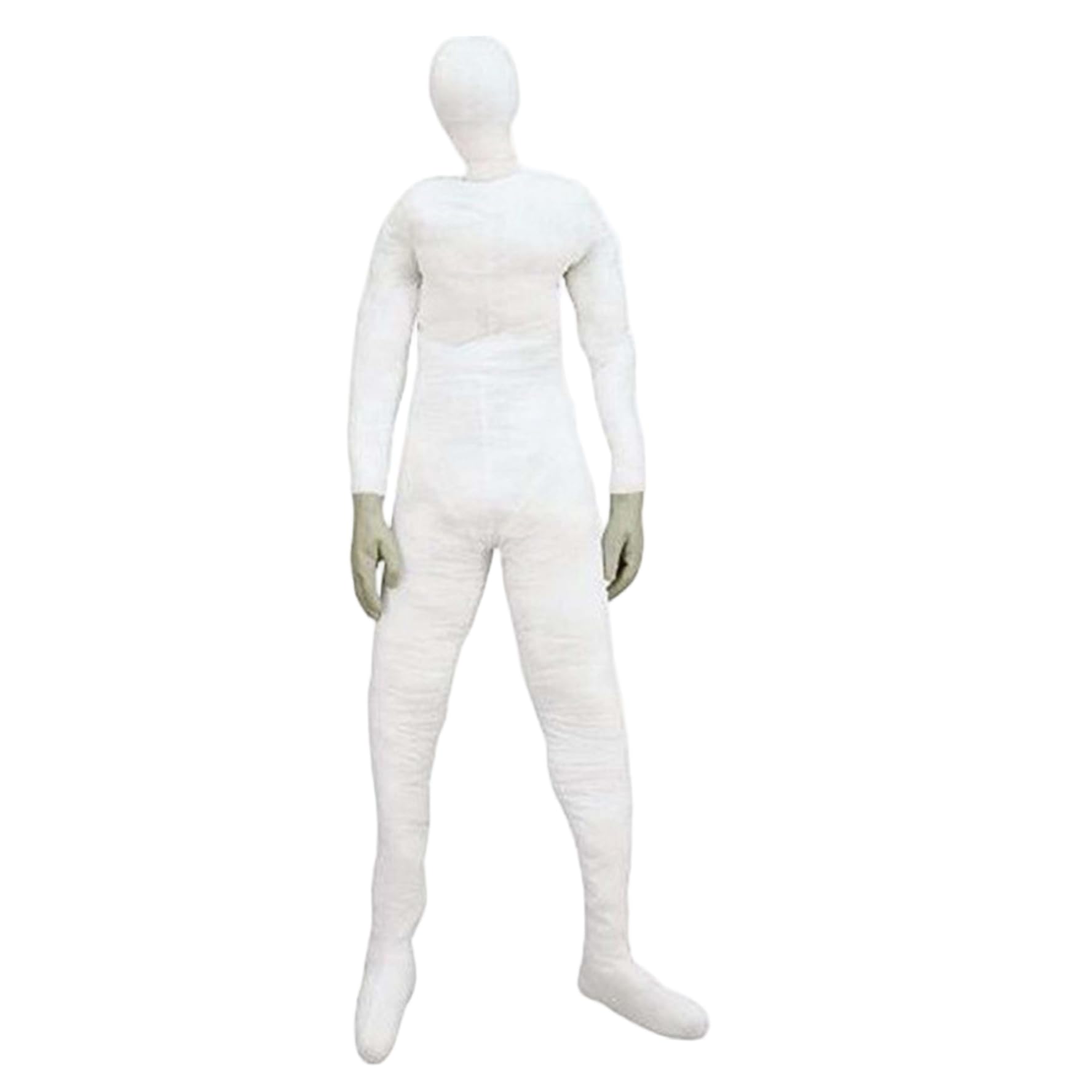Xoeryoy White Stuffed Dummy Prop Life Size 6 Foot Posable Ragdoll Dummy For Haunted Houses Halloween Party Decor