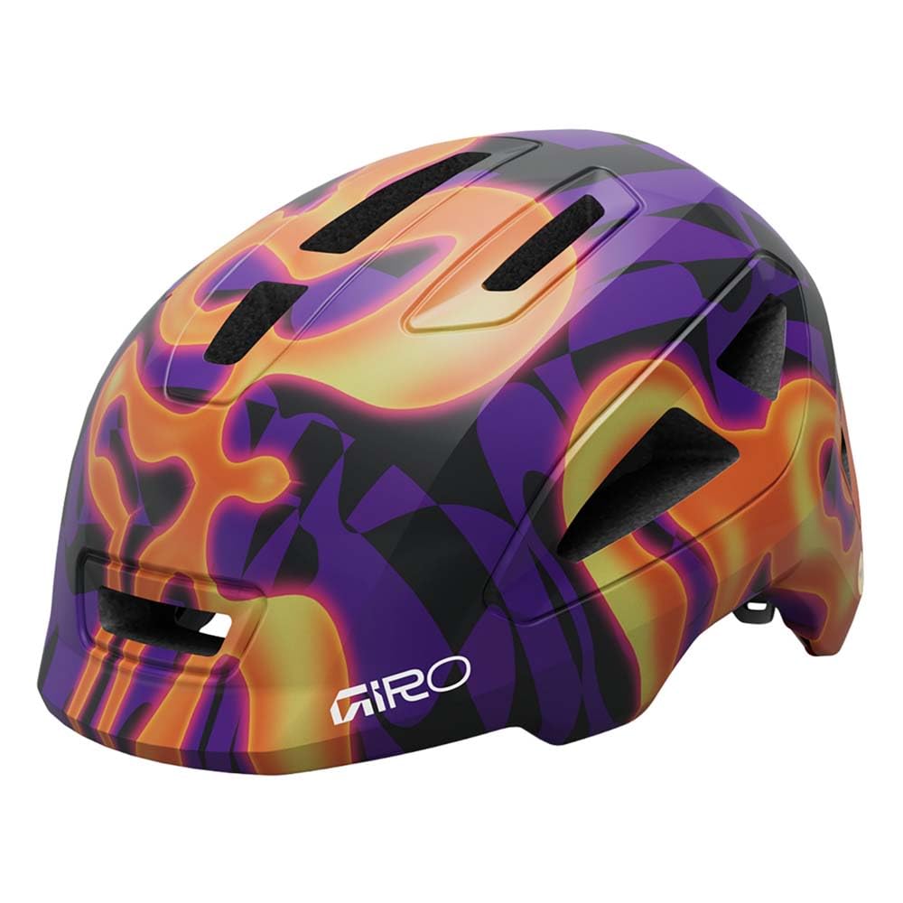 Giro Scamp II Kids Cycling Helmet (Matte Purple Lava, XS)