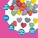 Rainbow Wool Felt Hearts - Craft Supplies - 24 Pieces