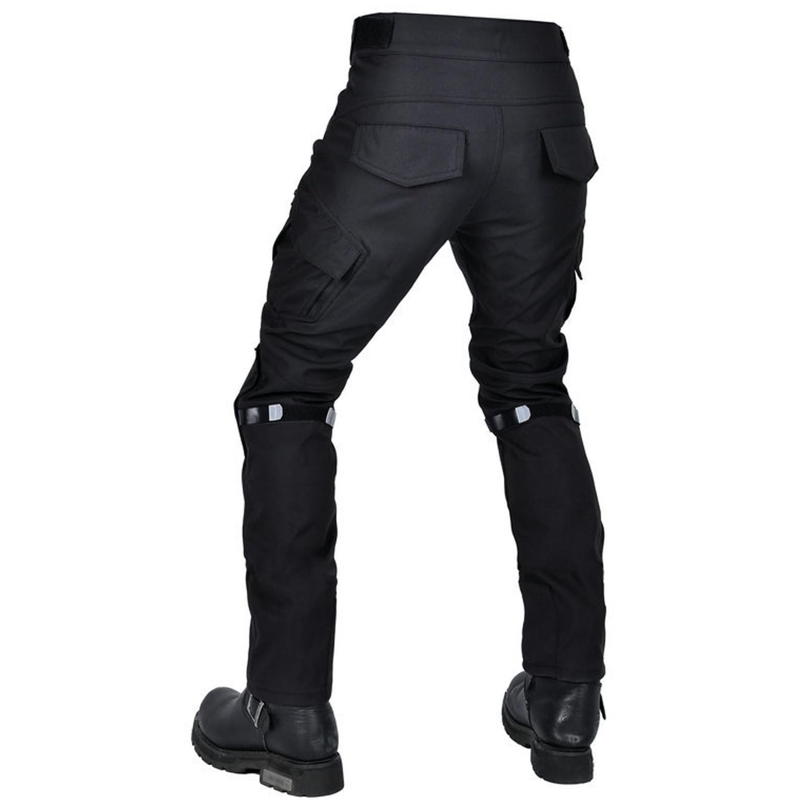 Pantalon Moto Femme Déperlant Coupe-Vent Respirant Taille Haute avec Poches d'Armure pour Motard Motocross Racing Conduite Tourisme